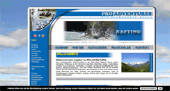 Desktop Screenshot of pro-adventures.com